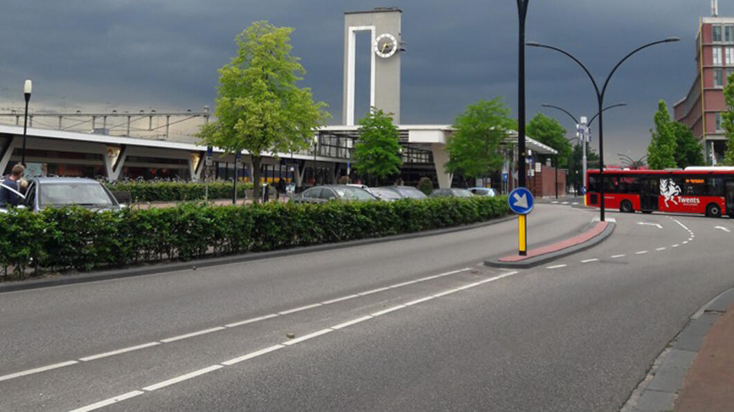 Stationsstraat in Almelo, foto ter illustratie